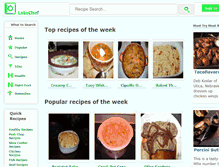 Tablet Screenshot of latechef.com